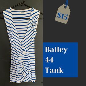 Nautical V-Neck Knit Top